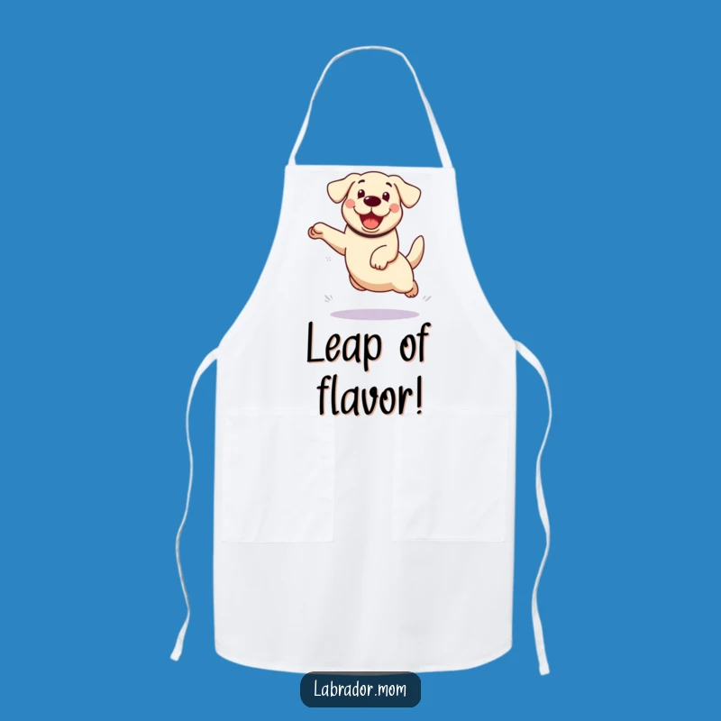 Funny Kawaii Labrador Apron: Cook with Joyful Enthusiasm, A Great Funny Gift for Bakers
