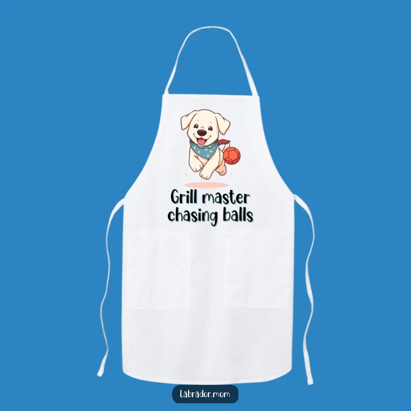 Funny Kawaii Lab Apron: Kitchen Fun, Perfect Funny Gift for Dog Owners!
