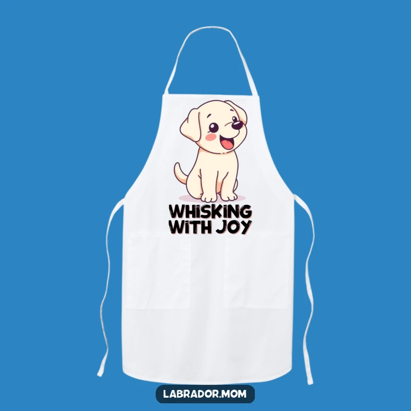 Funny Kawaii Labrador Tail Wag Apron - Kitchen Fun
