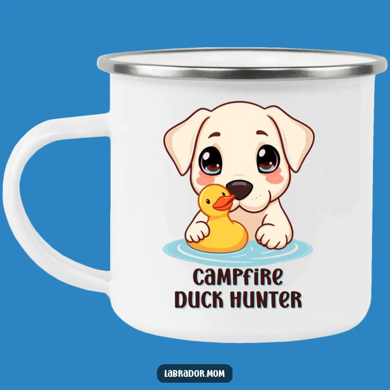 Funny Kawaii Lab Camping Mug: Outdoor Adventures, Great Funny Gift!