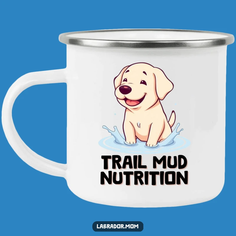 Funny Kawaii Lab Camping Mug: Outdoor Adventures, Great Funny Gift!