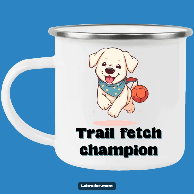 Funny Kawaii Lab Camping Mug: Outdoor Adventures, Great Funny Gift!