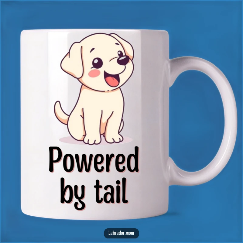 Funny Kawaii Labrador Tail Wag Mug - Maximum Joy Gift!