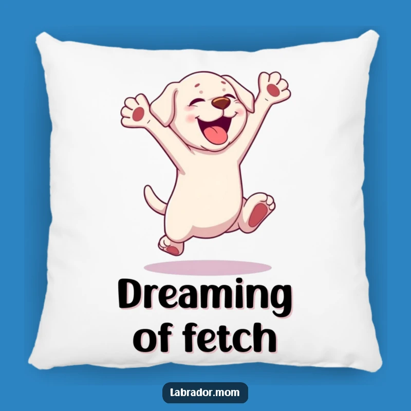Funny Kawaii Labrador Pillow - Cozy Excited Dog Cushion, Comfy Gift