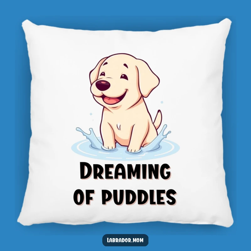 Funny Kawaii Lab Pillow: Cozy Dog Decor, Super Cute Funny Gift!