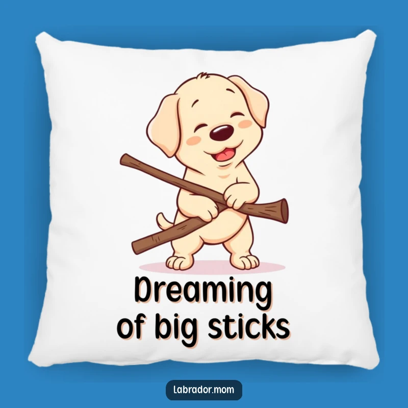 Funny Kawaii Lab Stick Struggle Pillow: Cozy Dog Companion for Sweet Dreams