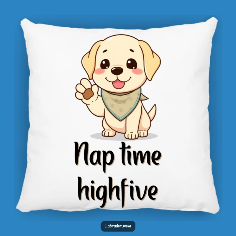 Funny Kawaii Lab High-Five Pillow: Cozy Dog Companion for Friendly Hugs