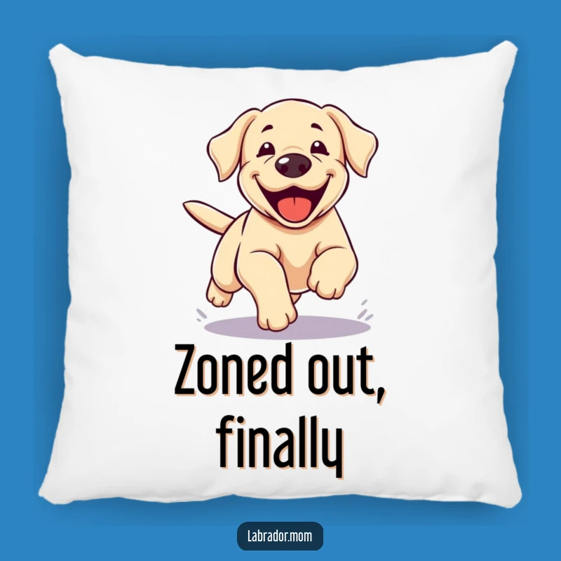 Funny Kawaii Lab Zoomie Pillow: Cozy Dog Companion for Energetic Dreams