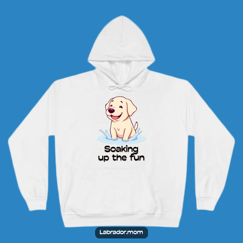 Funny Kawaii Lab Hoodie: Cozy Dog Lover Apparel, Great Funny Gift!