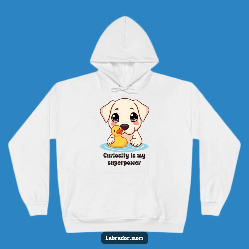 Funny Kawaii Lab Hoodie: Cozy Dog Lover Apparel, Great Funny Gift!