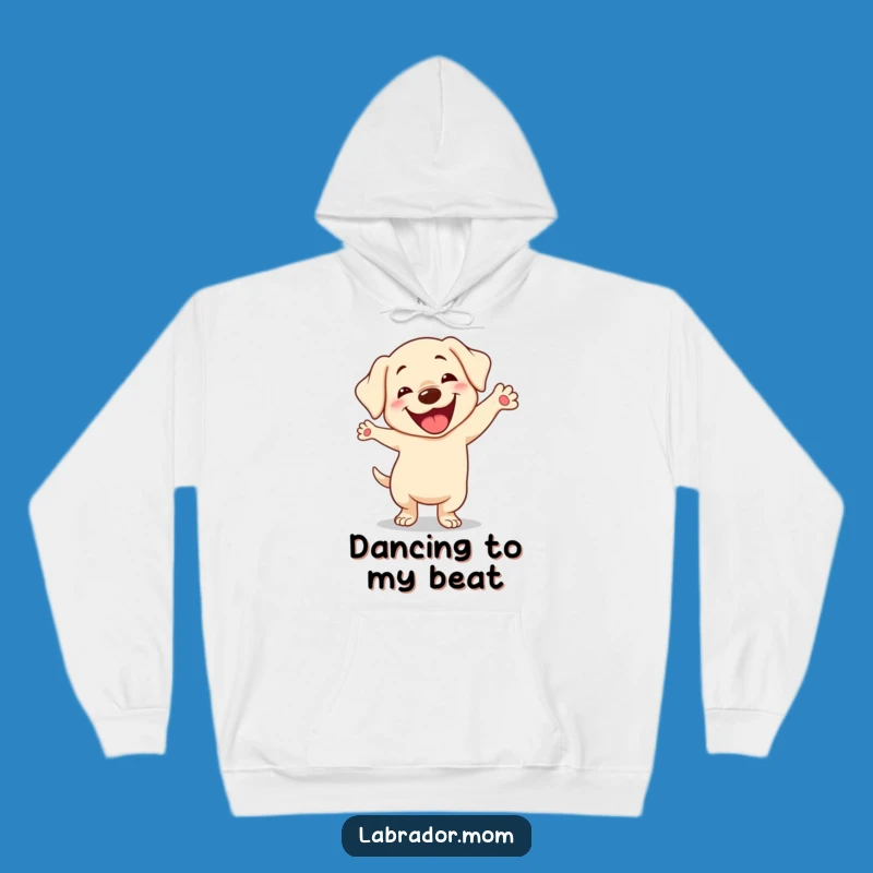 Funny Kawaii Labrador Hoodie - Cozy Silly Dance Sweatshirt, Perfect Gift