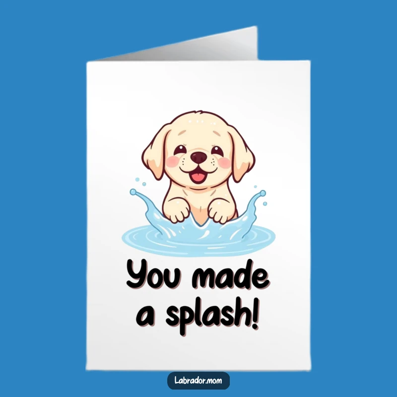 Free Printable Congrats Card: Splashing Kawaii Lab - Happy Downloadable Gift
