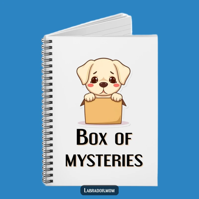 Funny Bewildered Labrador Notebook: Box Problems, Hilarious Dog Journal