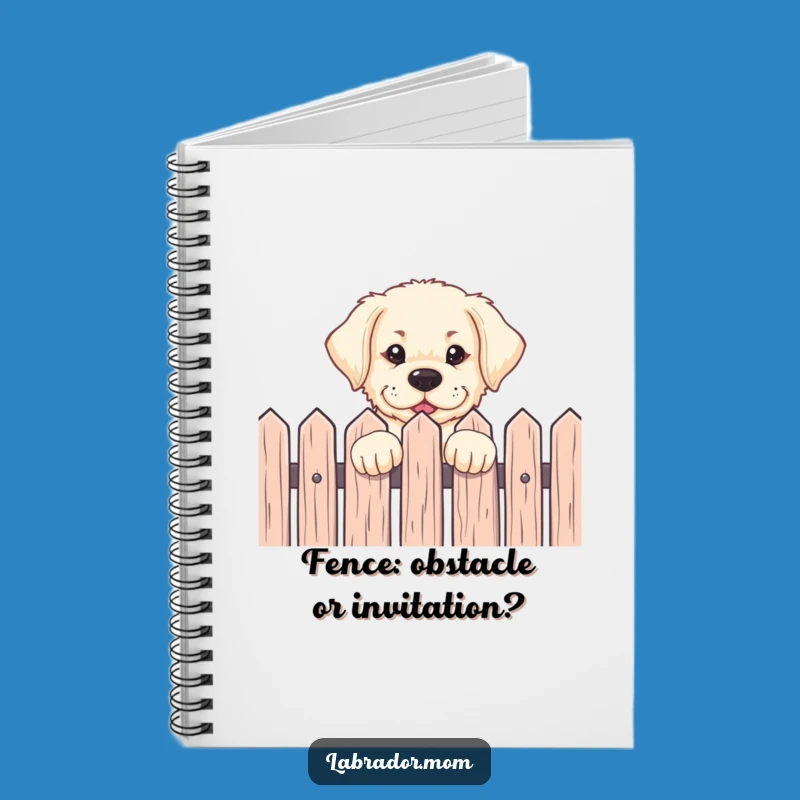 Funny Labrador Pup Notebook - Eager Dog Journal, Perfect Gift for Scribblers!
