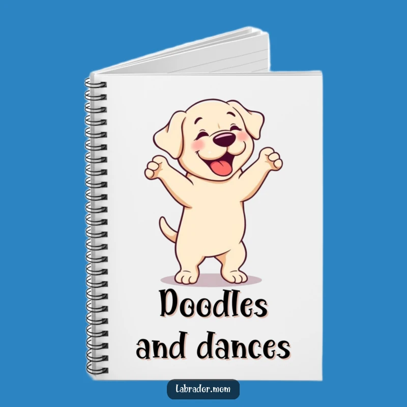 Funny Cute Labrador Notebook: Dance Through Your Notes, A Whimsical Funny Gift