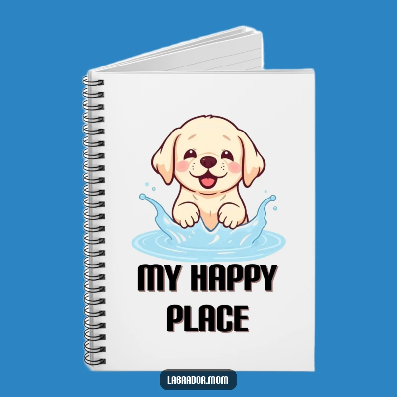 Funny Kawaii Labrador Notebook: Jot Down Fun, Dog Splash Notes!