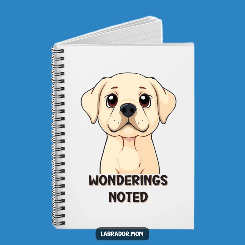 Funny Labrador Curiosity Notebook: Wide-Eyed Dog Journal, Great Gift