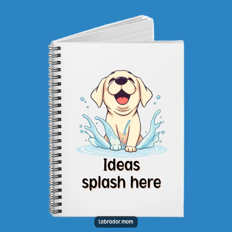 Funny Splashing Lab Notebook: Journal for Water Dog Adventures