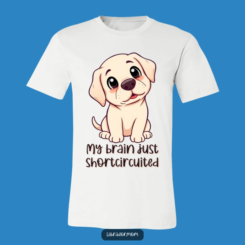 Funny Kawaii Labrador Surprise T-Shirt: Hilarious Dog Lover Apparel and Cute Gift Idea