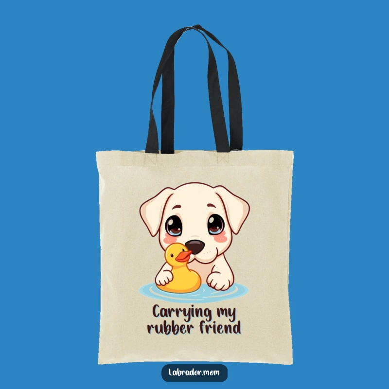 Funny Kawaii Lab Tote Bag: Cute Doggy Accessory, Ideal Funny Gift!