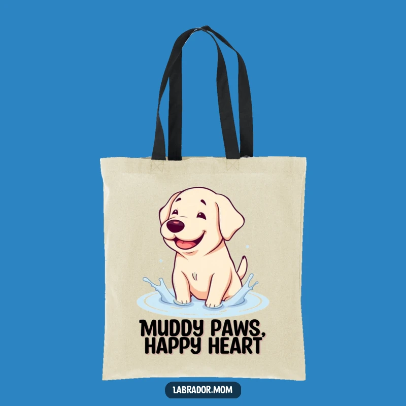 Funny Kawaii Lab Tote Bag: Cute Doggy Accessory, Ideal Funny Gift!