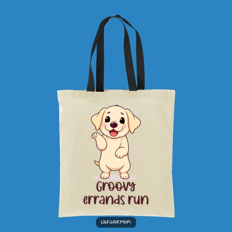 Funny Kawaii Labrador Happy Dance Tote Bag - Carry Your Moves