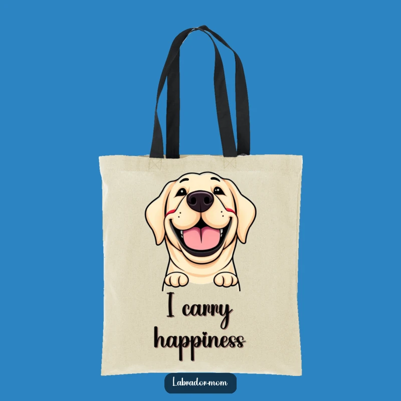 Funny Labrador Grin Tote Bag - Stylish & Hilarious Carry-all for Dog Enthusiasts